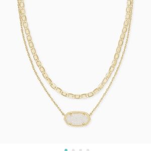 Kendra Scott Elisa Gold Multi Strand Necklace